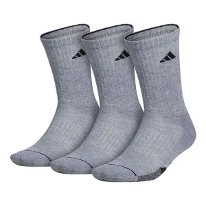 Adidas Men Cushioned Crew Tennis Athletic Socks 3 Pack