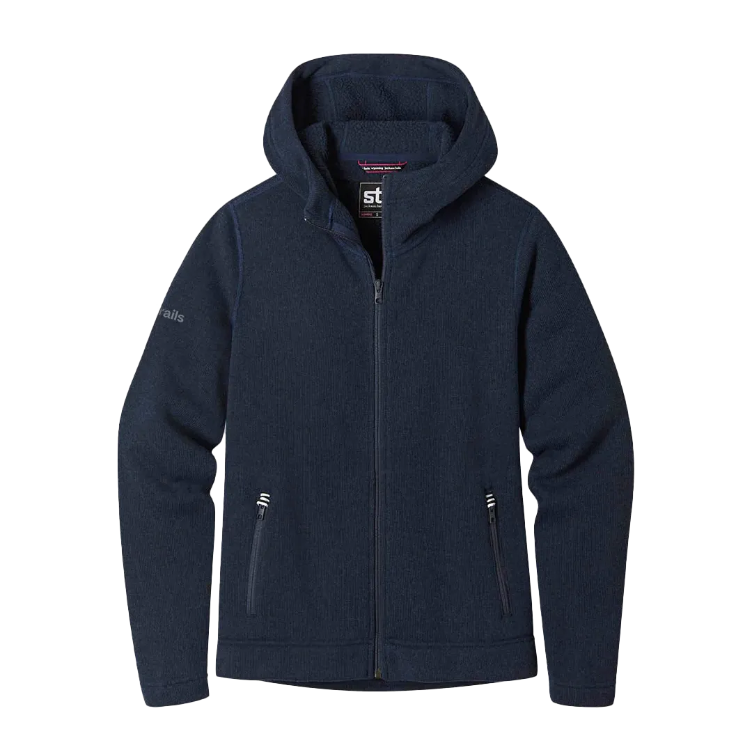 AllTrails × Stio Women's Sweetwater Fleece Full Zip - Mountain Shadow Heather