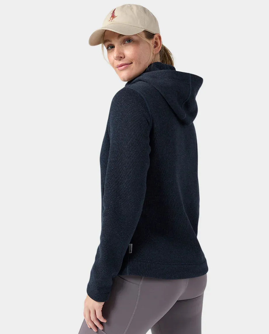 AllTrails × Stio Women's Sweetwater Fleece Full Zip - Mountain Shadow Heather