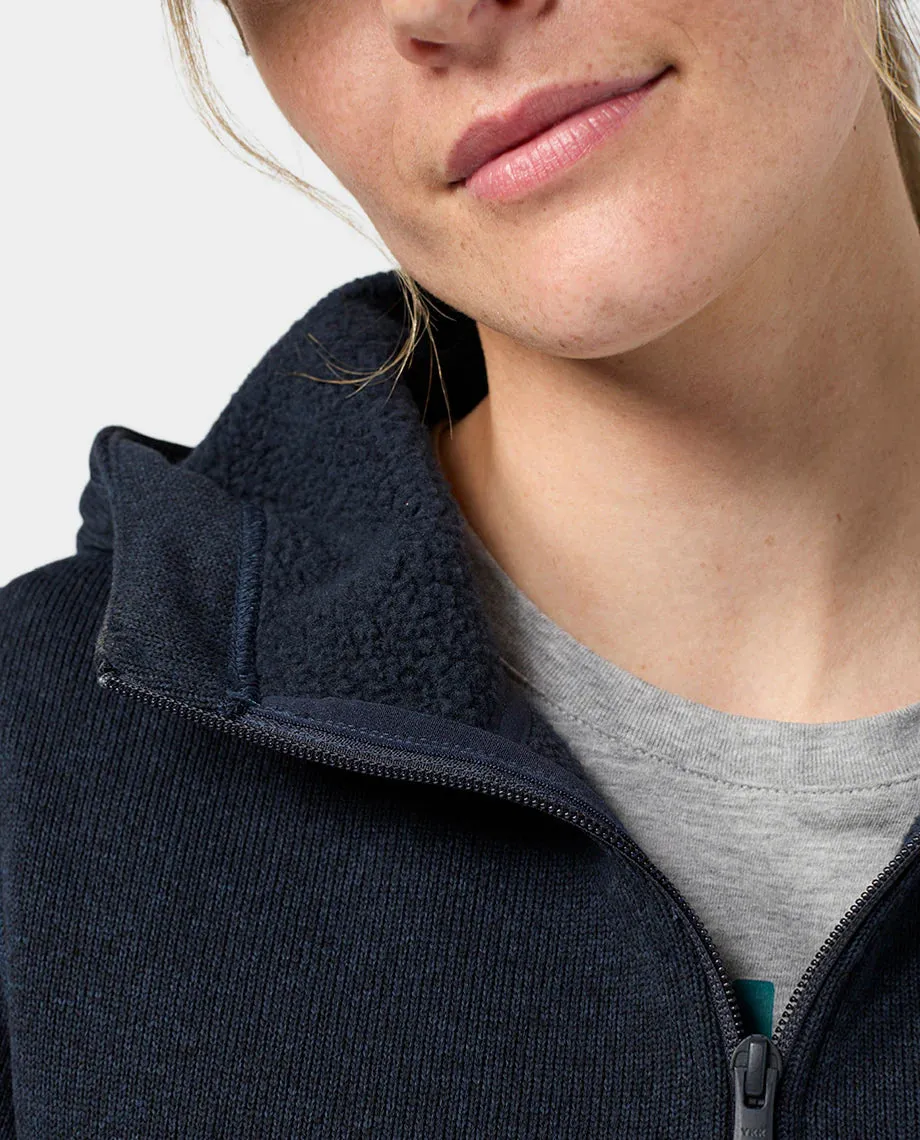 AllTrails × Stio Women's Sweetwater Fleece Full Zip - Mountain Shadow Heather