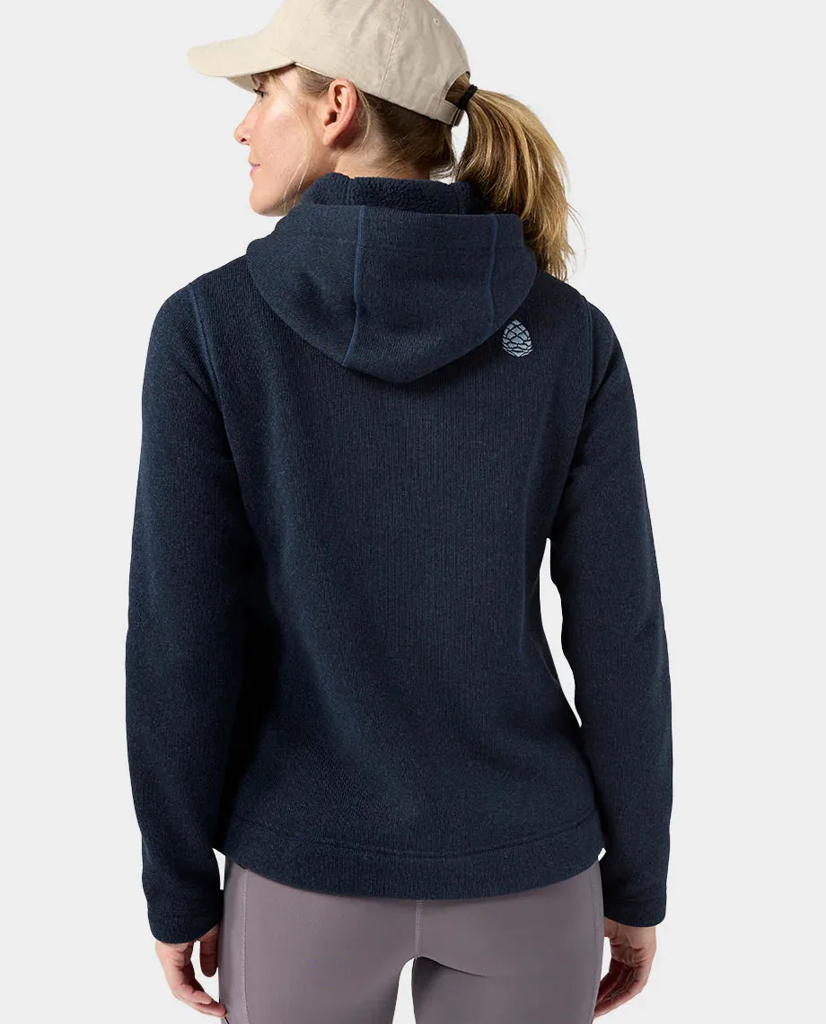 AllTrails × Stio Women's Sweetwater Fleece Full Zip - Mountain Shadow Heather