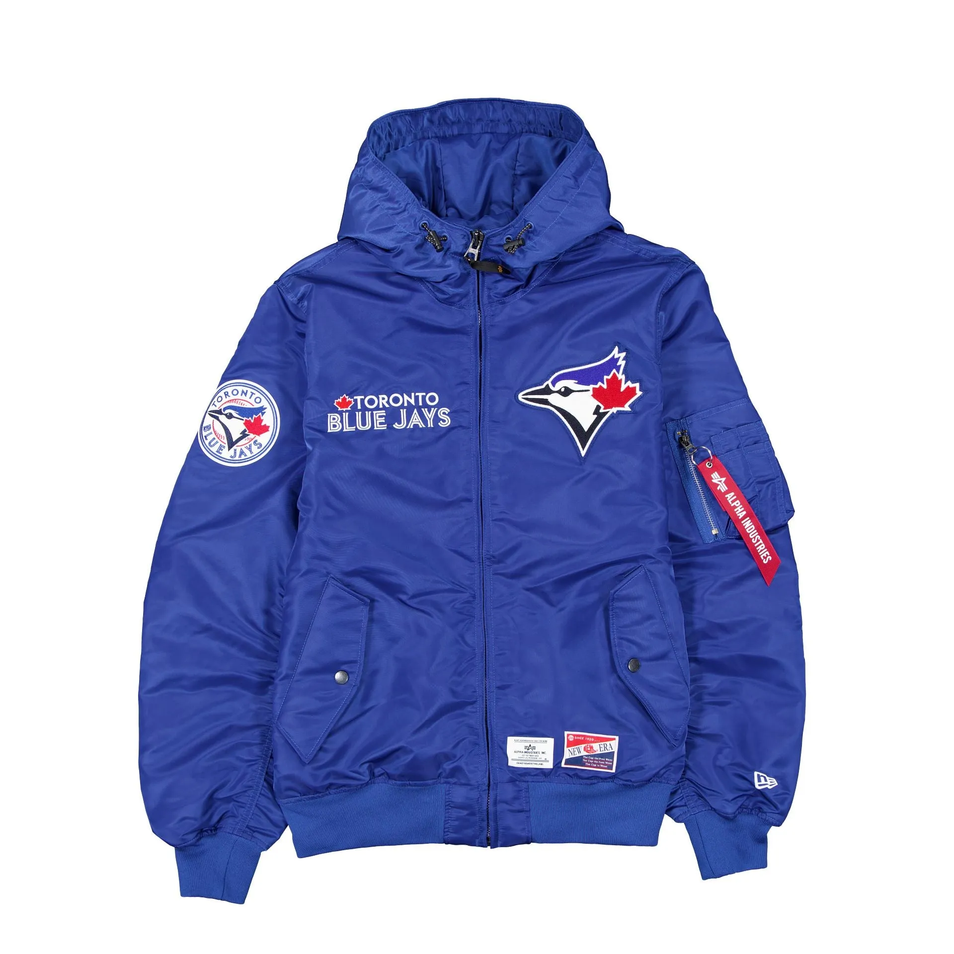 Alpha Industries x Toronto Blue Jays L-2B Hooded Bomber Jacket