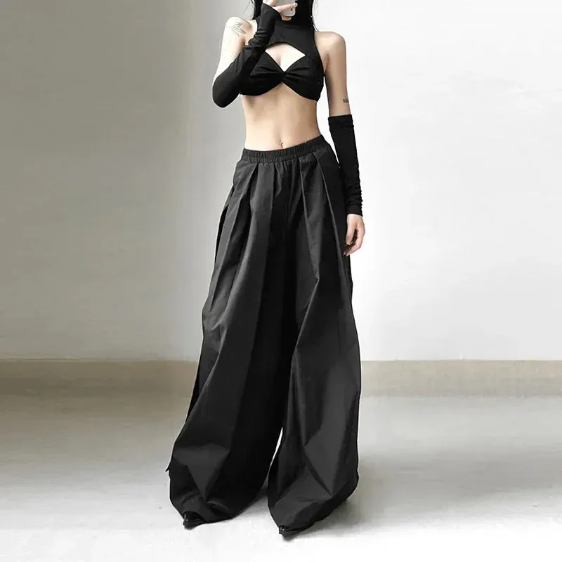 Alt Gothic Women Baggy Techwear Emo Pants Vintage