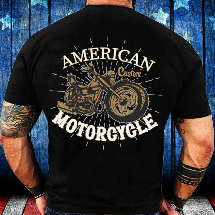 American Custom Motorcycle T-Shirt