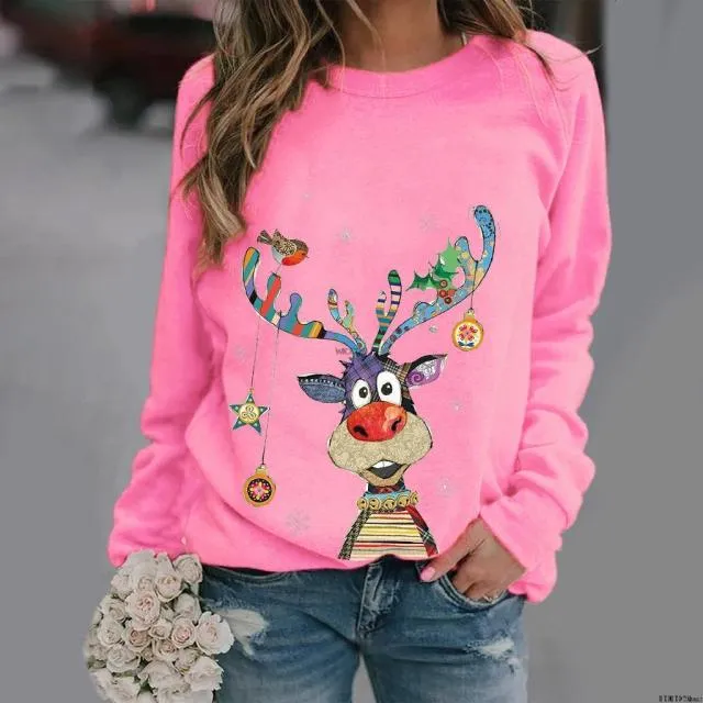 Amy Fashion - Cartoons Long Sleeve Women Sweater