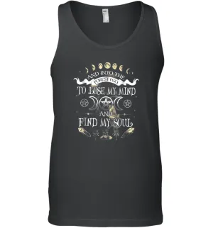 And Into The Forest I Go To Lose My Mind Find My Soul Men Cotton Tank Top