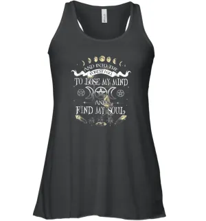 And Into The Forest I Go To Lose My Mind Find My Soul Women Racerback Tank