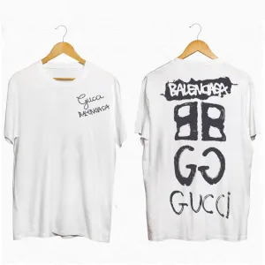 BA - Men 'White' Printed Oversized T-Shirt BA810