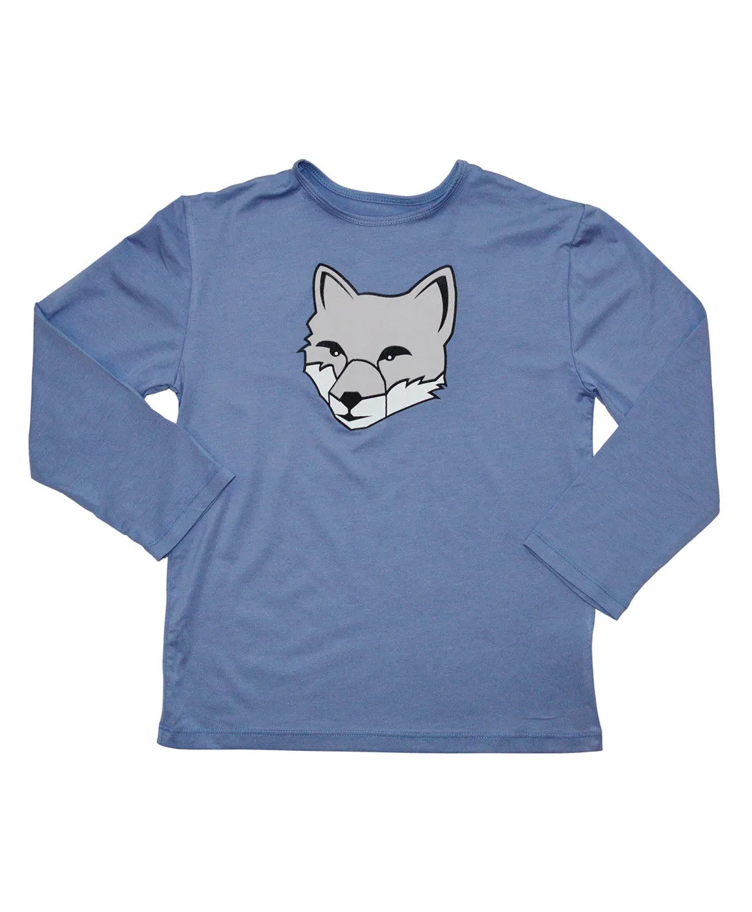 Boys Sun Protective Shirt-Fox Cobalt Blue Gray