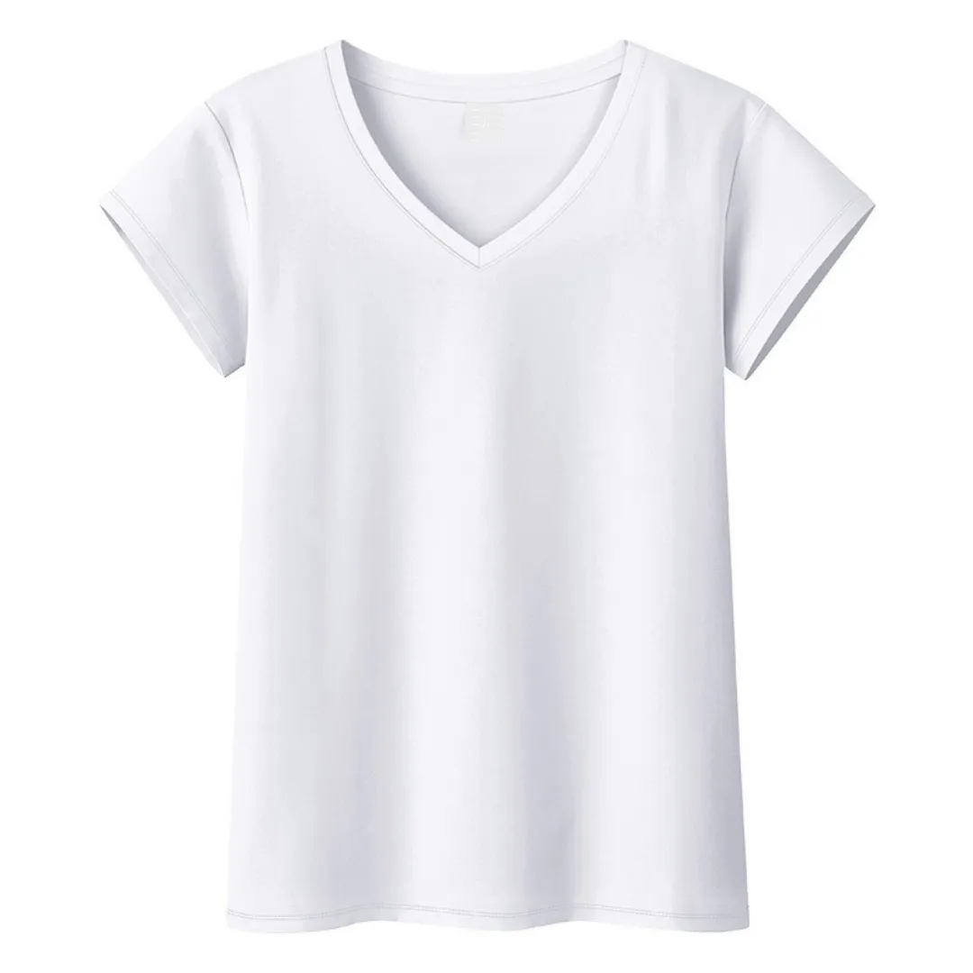 Breflex Classic-Fit Cotton V-Neck Tee Women