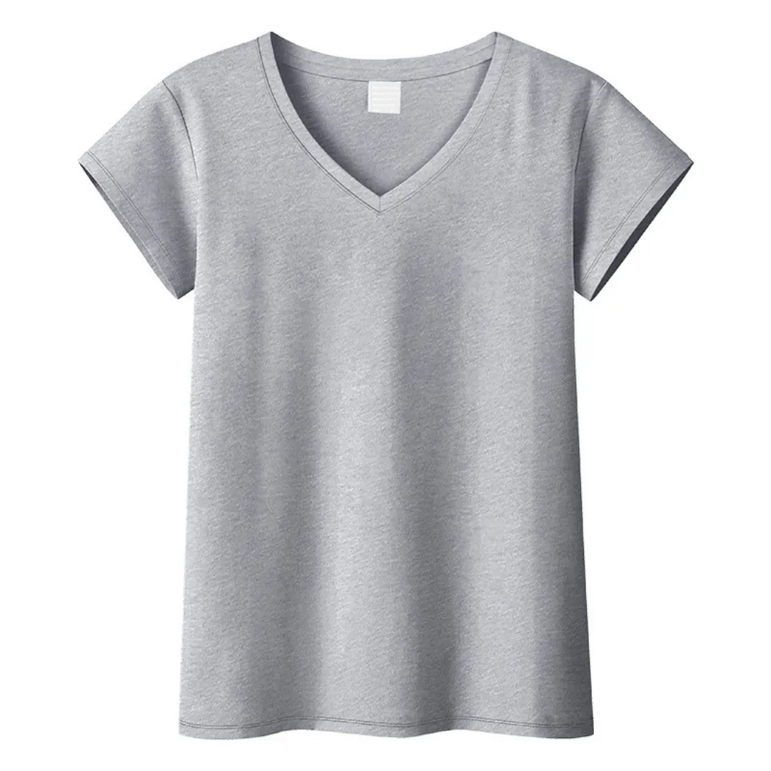 Breflex Classic-Fit Cotton V-Neck Tee Women