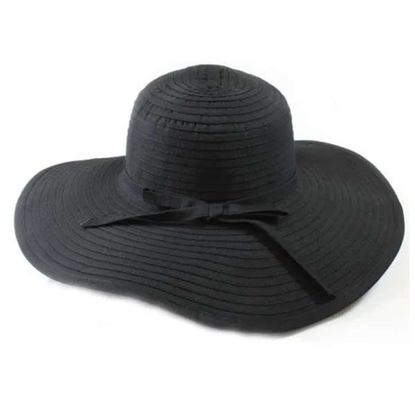 California Hat Company - 5" Wide Brim Ribbon Hat