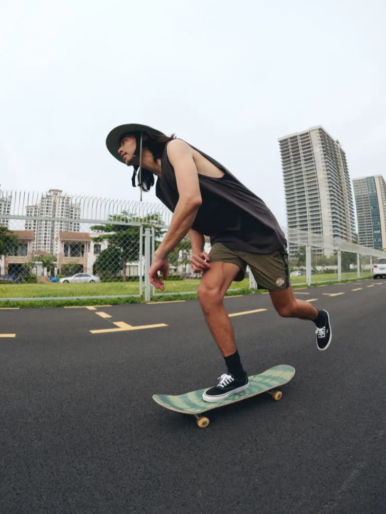 CHILLHANG Skateboard Print Tank Top - Unisex