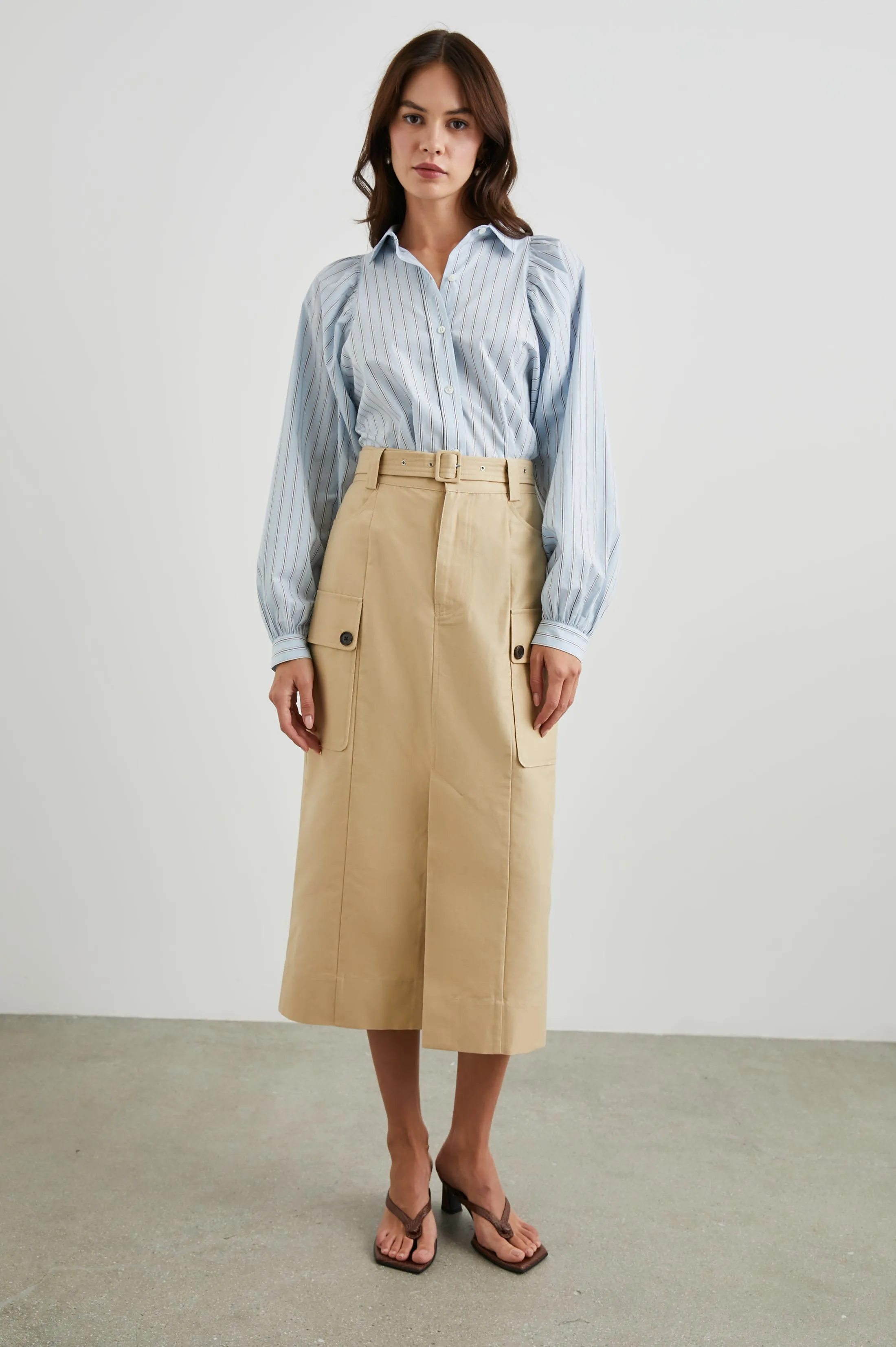 CYRUS SKIRT - KHAKI