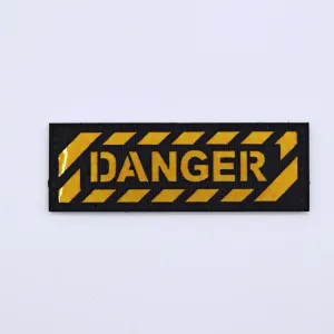 DANGER - Reflective Velcro Patch