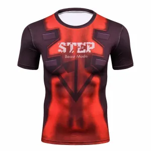 DEADPOOL Compression Shirt for Men (Short Sleeve)