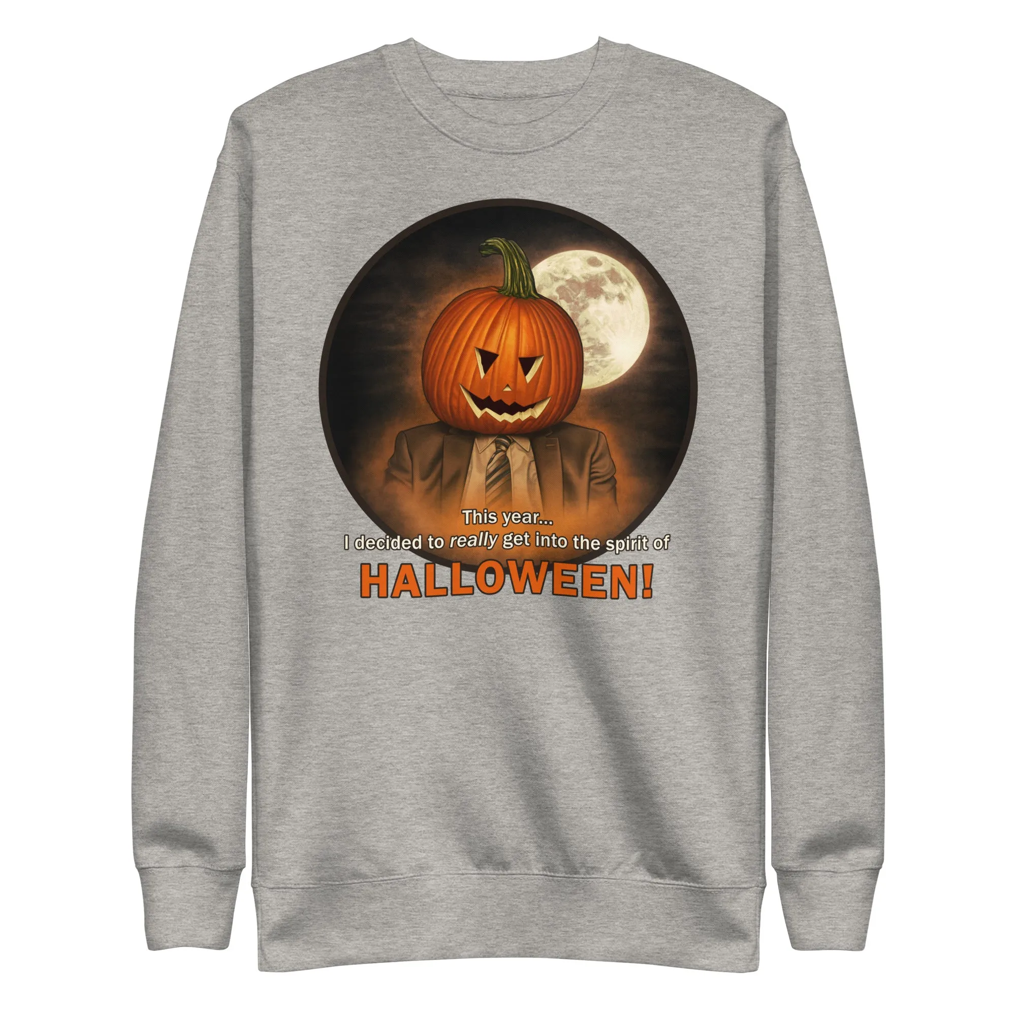 Dwight Pumpkin Head Unisex Premium Sweatshirt