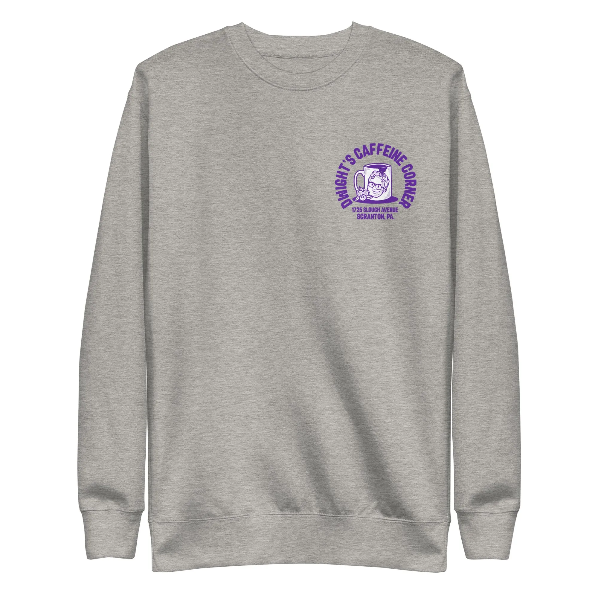 Dwight's Caffeine Corner Unisex Premium Sweatshirt