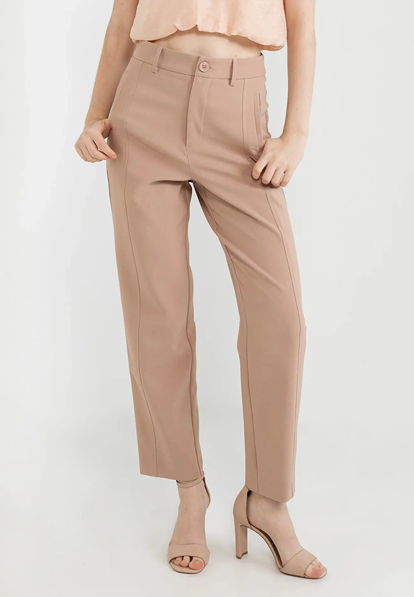 ELLE Apparel Streamline Elegance Straight Cut Pants