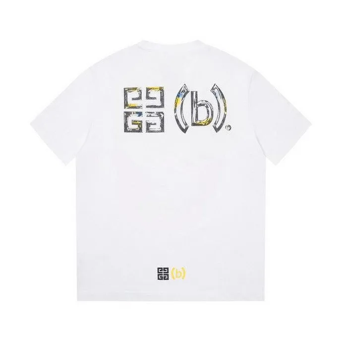 GI - Men 'White' Givenchy Graphic Printed Oversized T-Shirt GI809