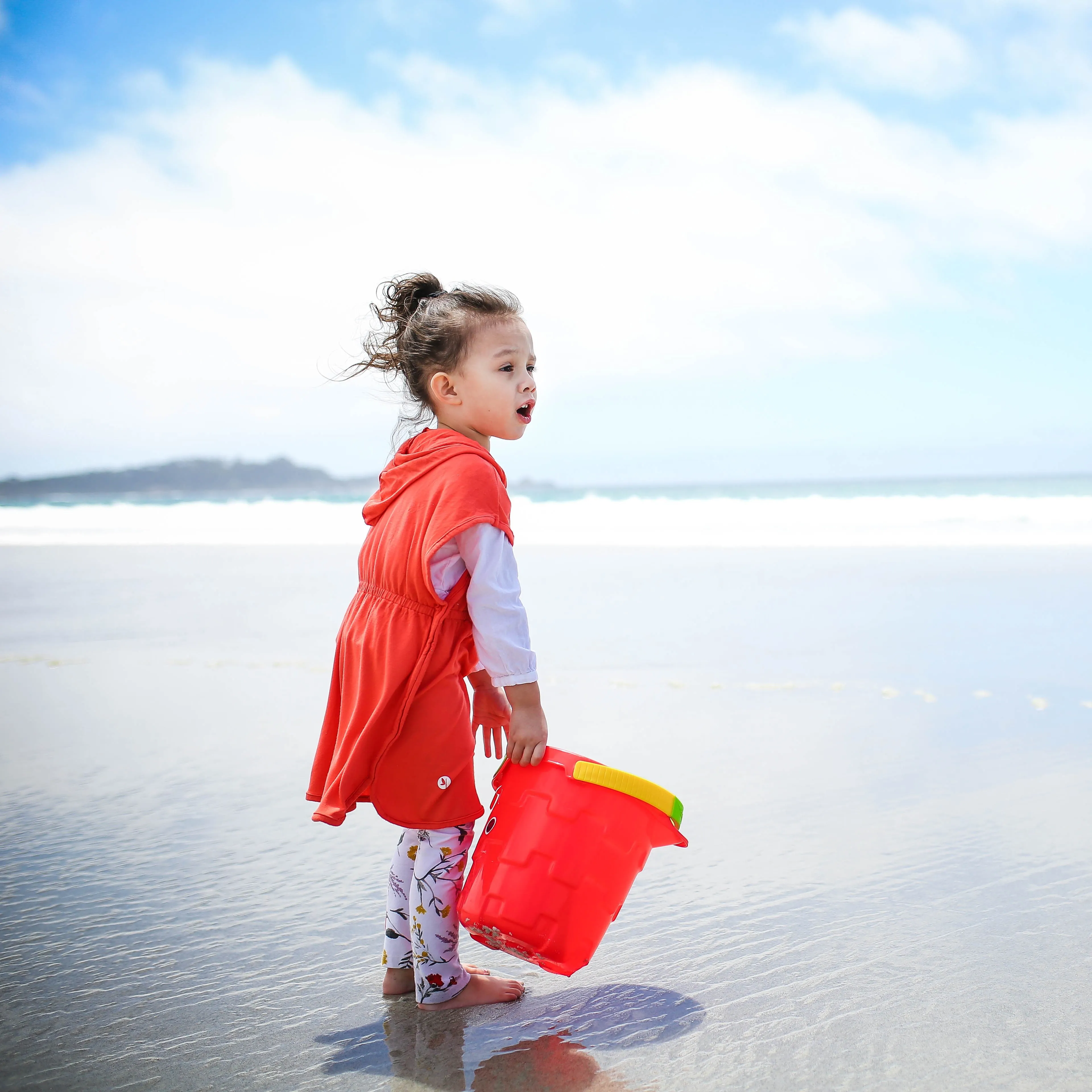 Girls Hooded Beach Cover Up