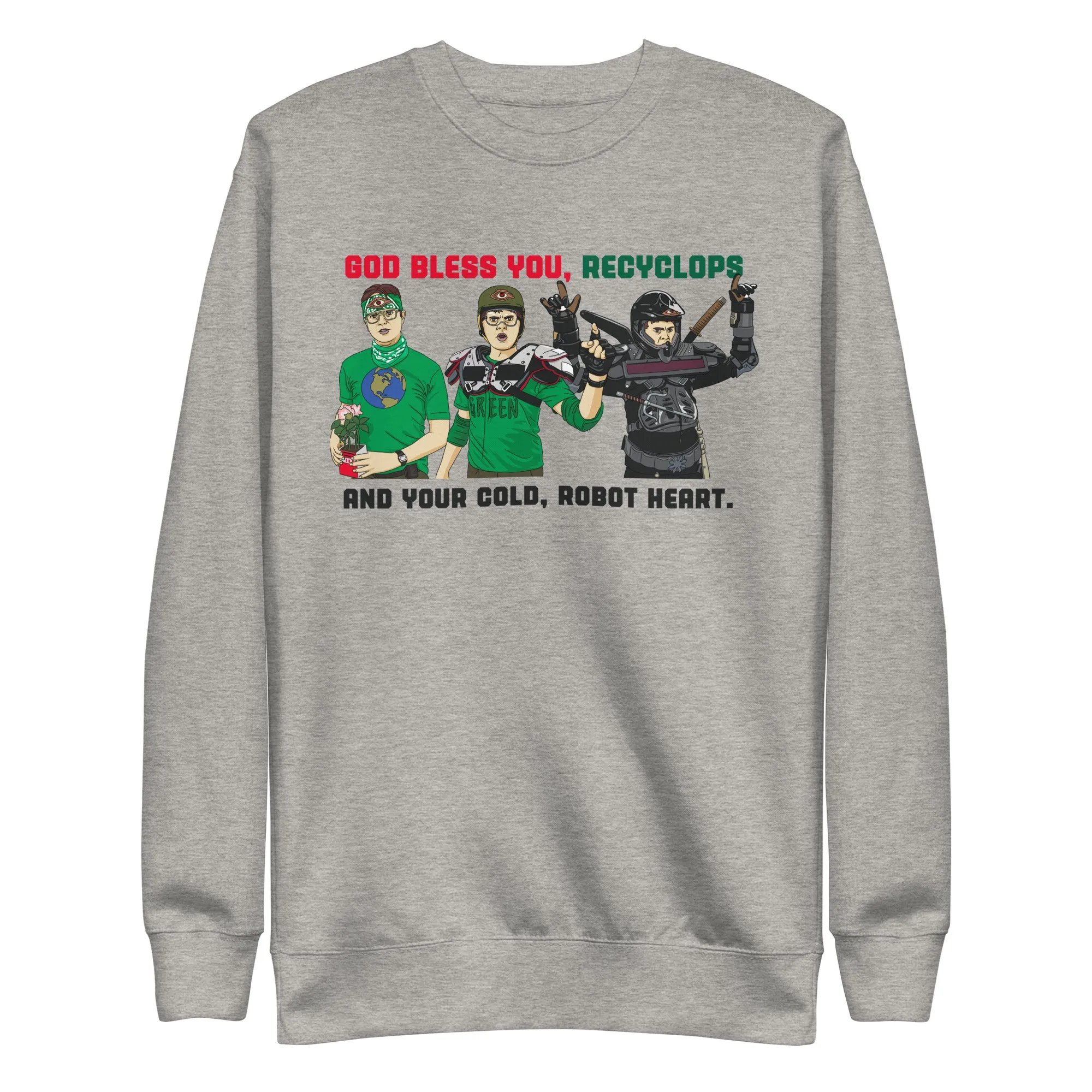 God Bless You Recyclops Unisex Premium Sweatshirt