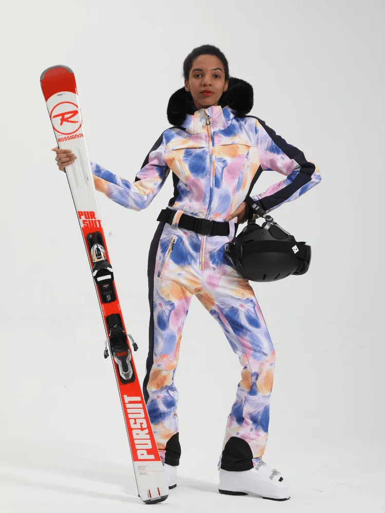 Gsou Snow Tie Dye Slim Ski Jumpsuit - Women‘s