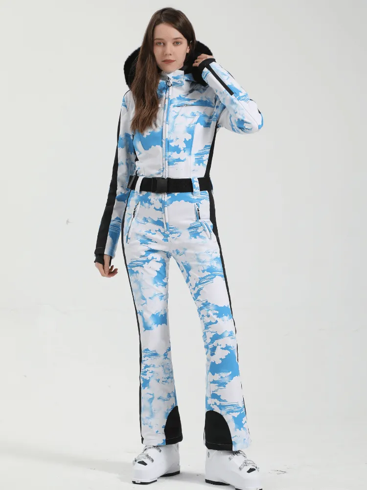 Gsou Snow Tie Dye Slim Ski Jumpsuit - Women‘s