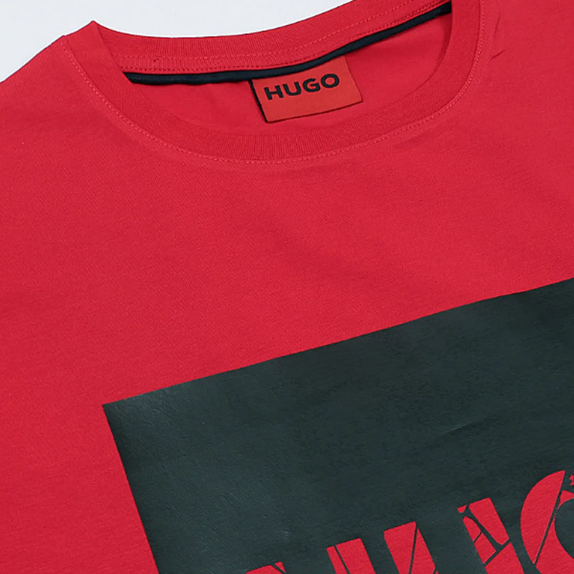 HU - Men 'Red' Hugo Printed Logo T-Shirt HU870