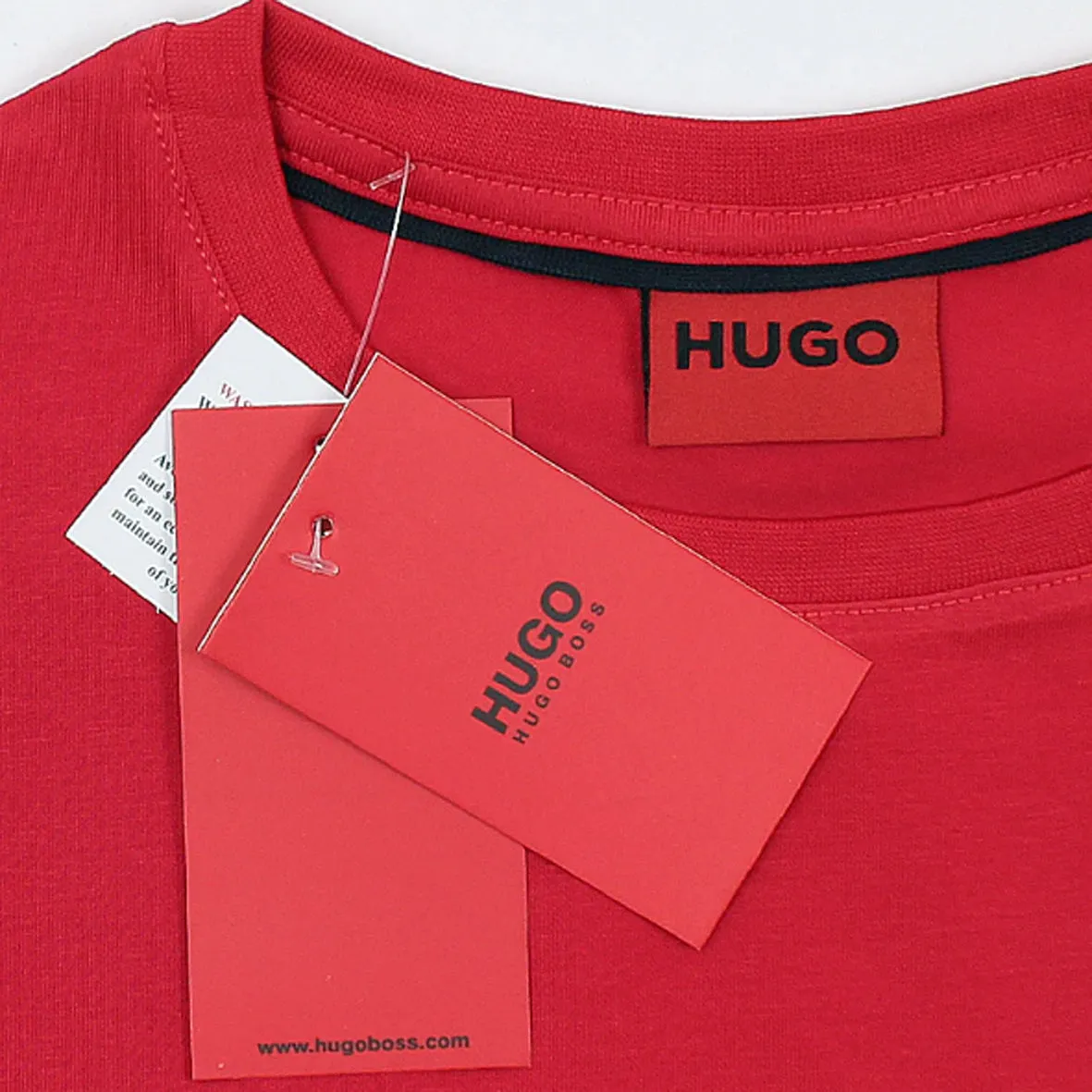 HU - Men 'Red' Hugo Printed Logo T-Shirt HU870