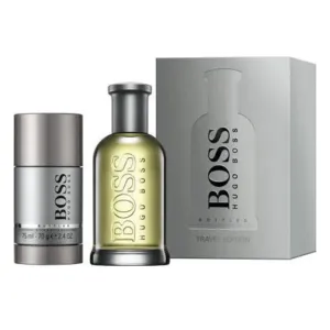 Hugo Boss Bottled Eau De Toilette Men's Aftershave Gift Set (100ml EDT   75ml Deodorant Stick)