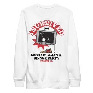 I Survived Michael and Jan's Dinner Party Unisex Premium Sweatshirt