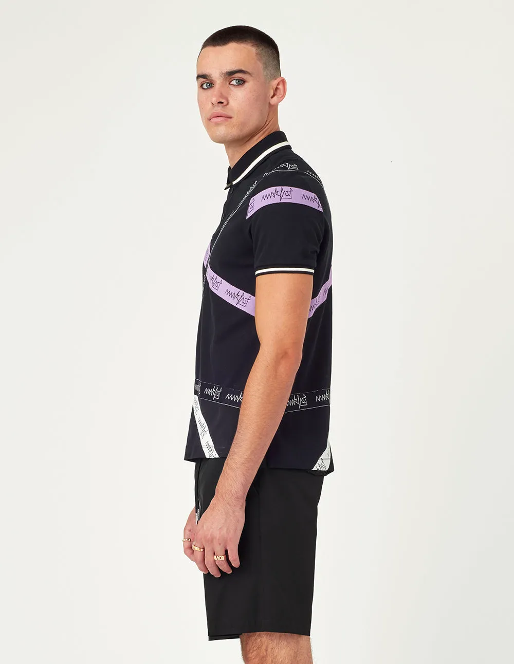 Logo Tape Short Sleeves Polo shirt