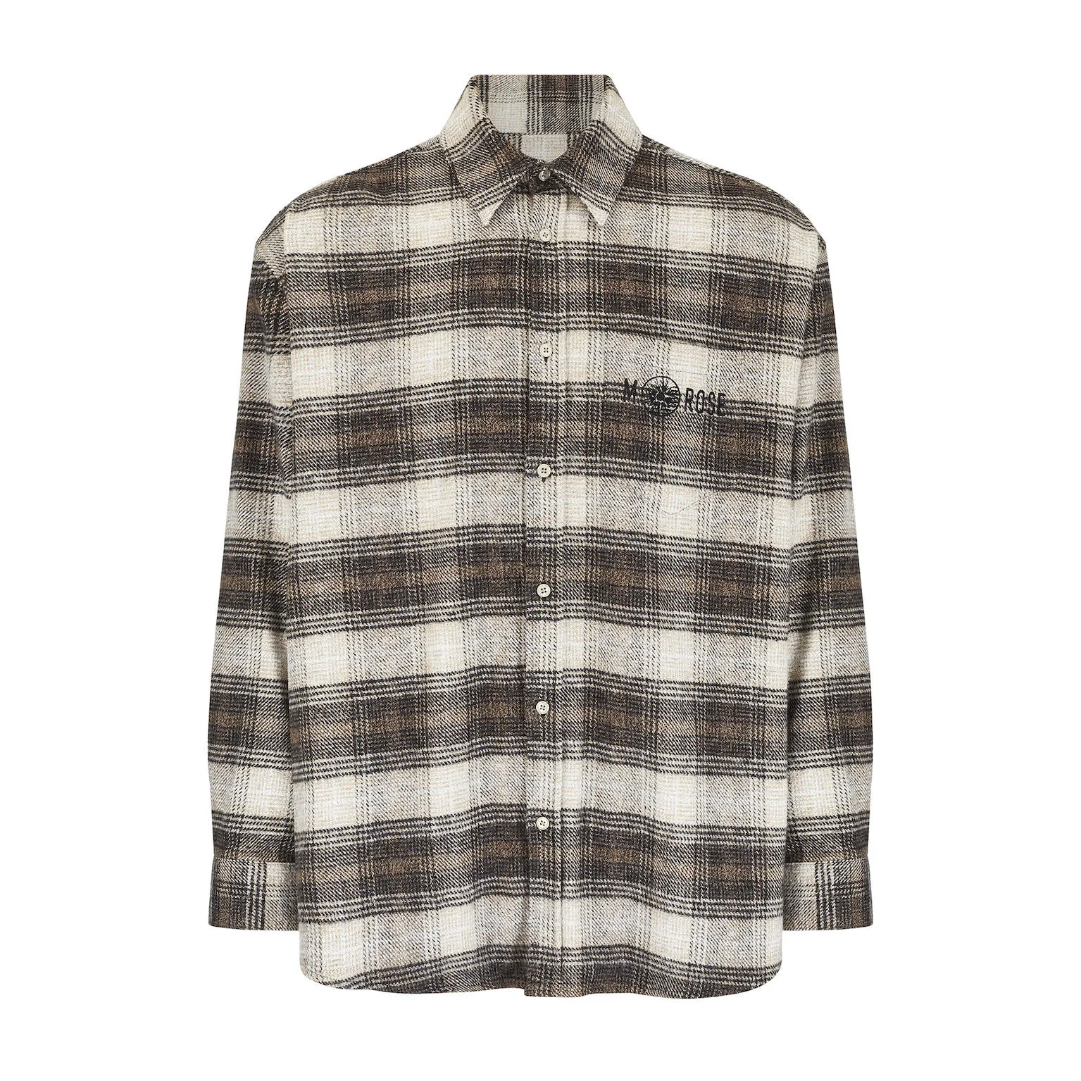 L/S OVERSHIRT in BROWN