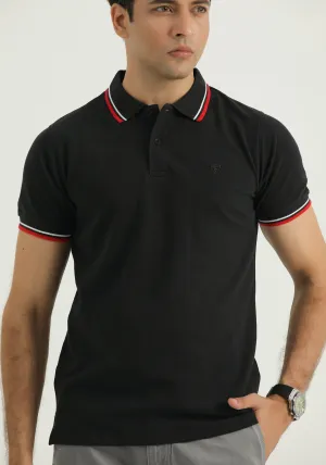 Men Black Polo Shirt