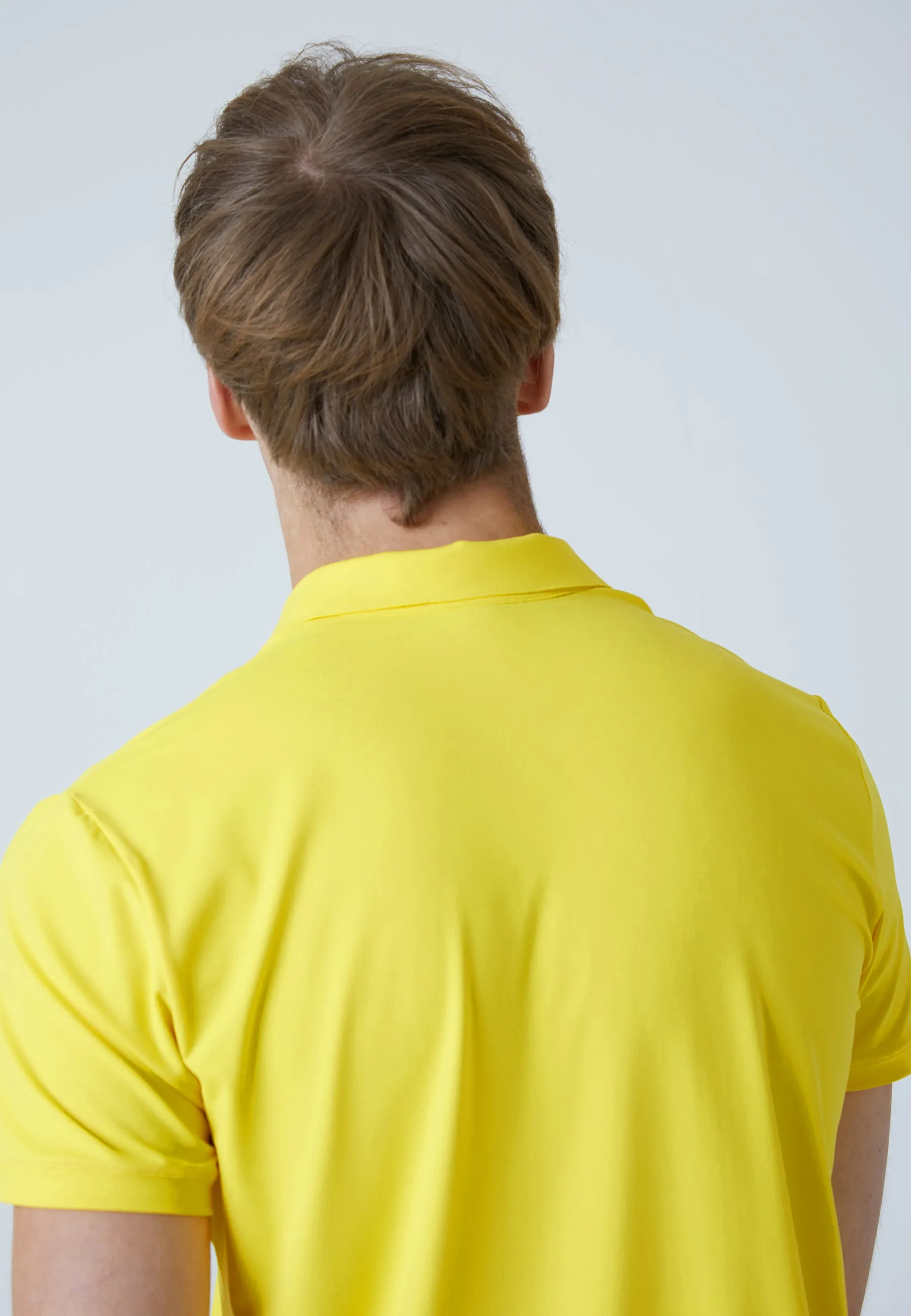 Men Tennis Polo Shirt, yellow