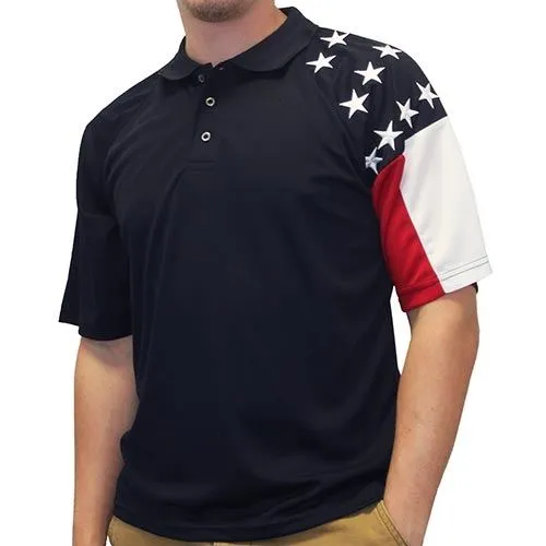 Men's Allegiance Freedom Tech Polo Shirt