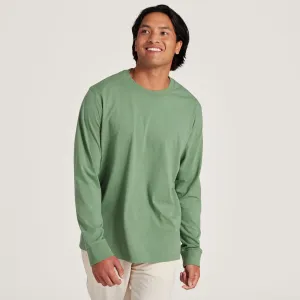 Men's Allgood Organic Cotton Long Sleeve Tee - Hazy Cargo