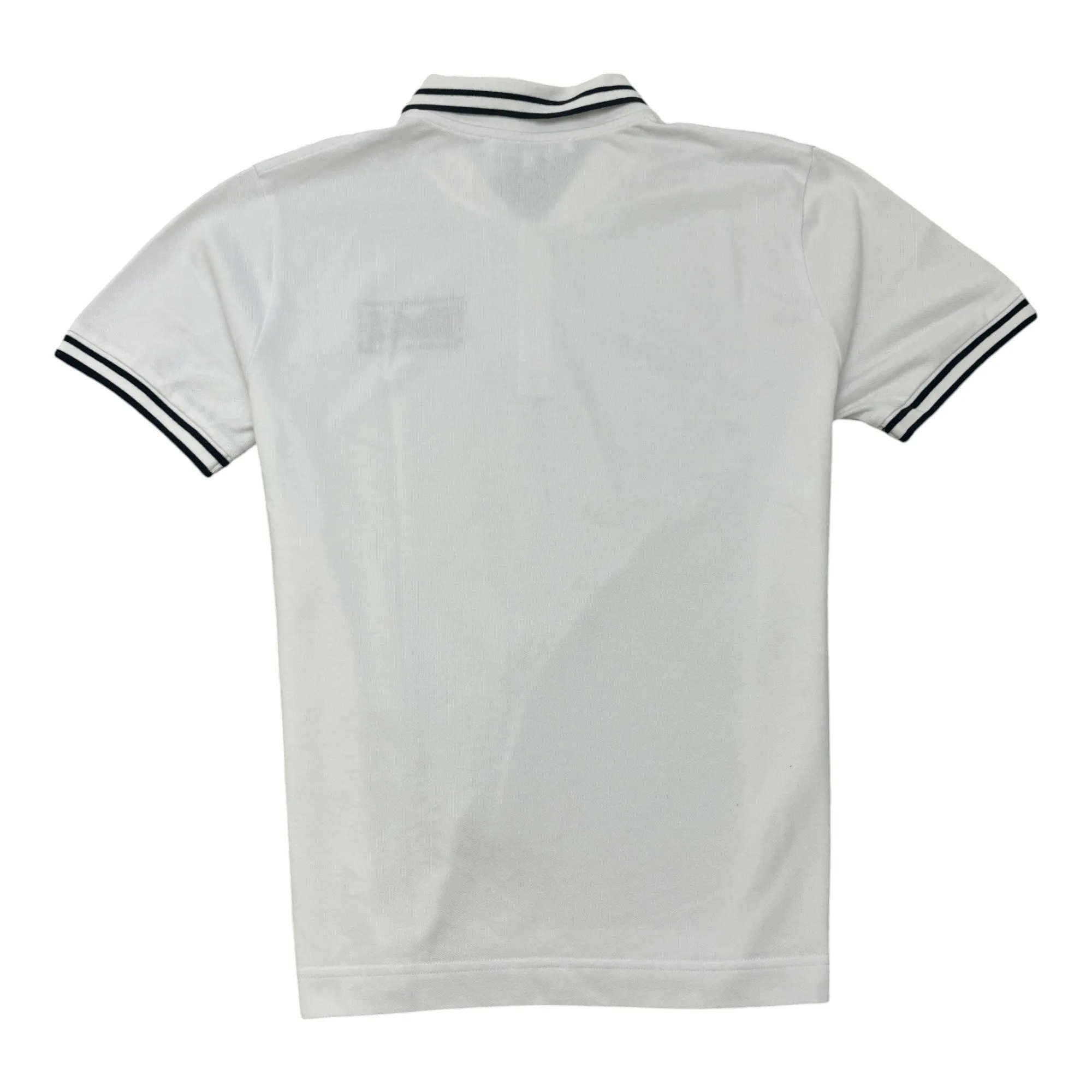 Men's Mcq Embroidered Logo Polo Shirt White Size L