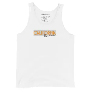 Men's Text And City Theme Graphic Tank Top