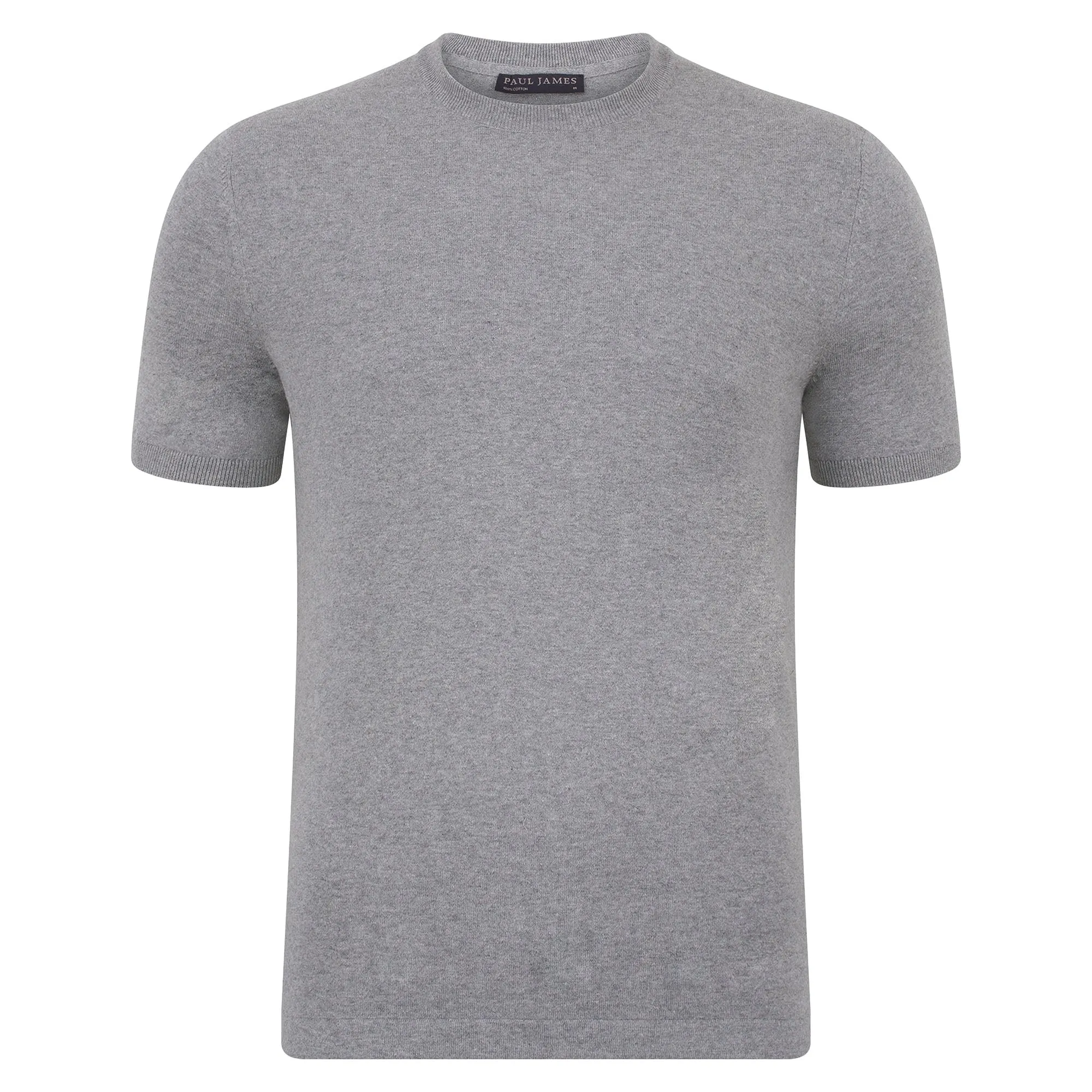 Mens Ultra Fine Cotton Knitted T-Shirt