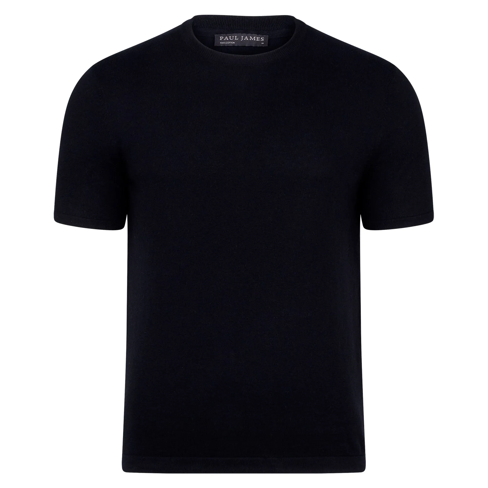 Mens Ultra Fine Cotton Knitted T-Shirt