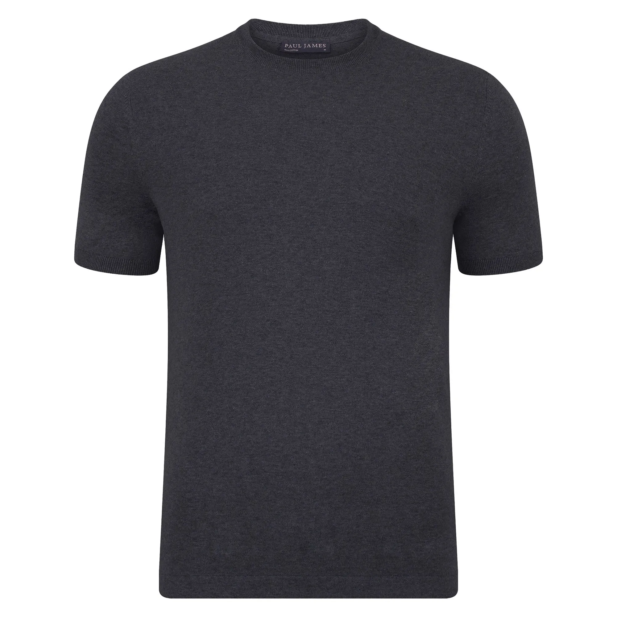 Mens Ultra Fine Cotton Knitted T-Shirt