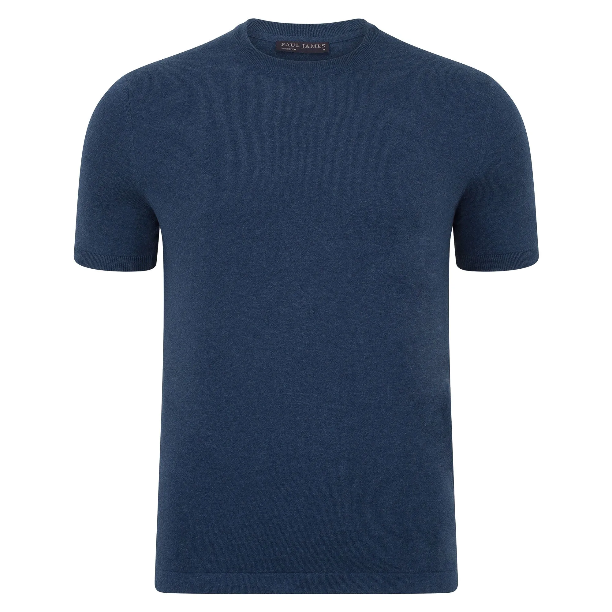 Mens Ultra Fine Cotton Knitted T-Shirt