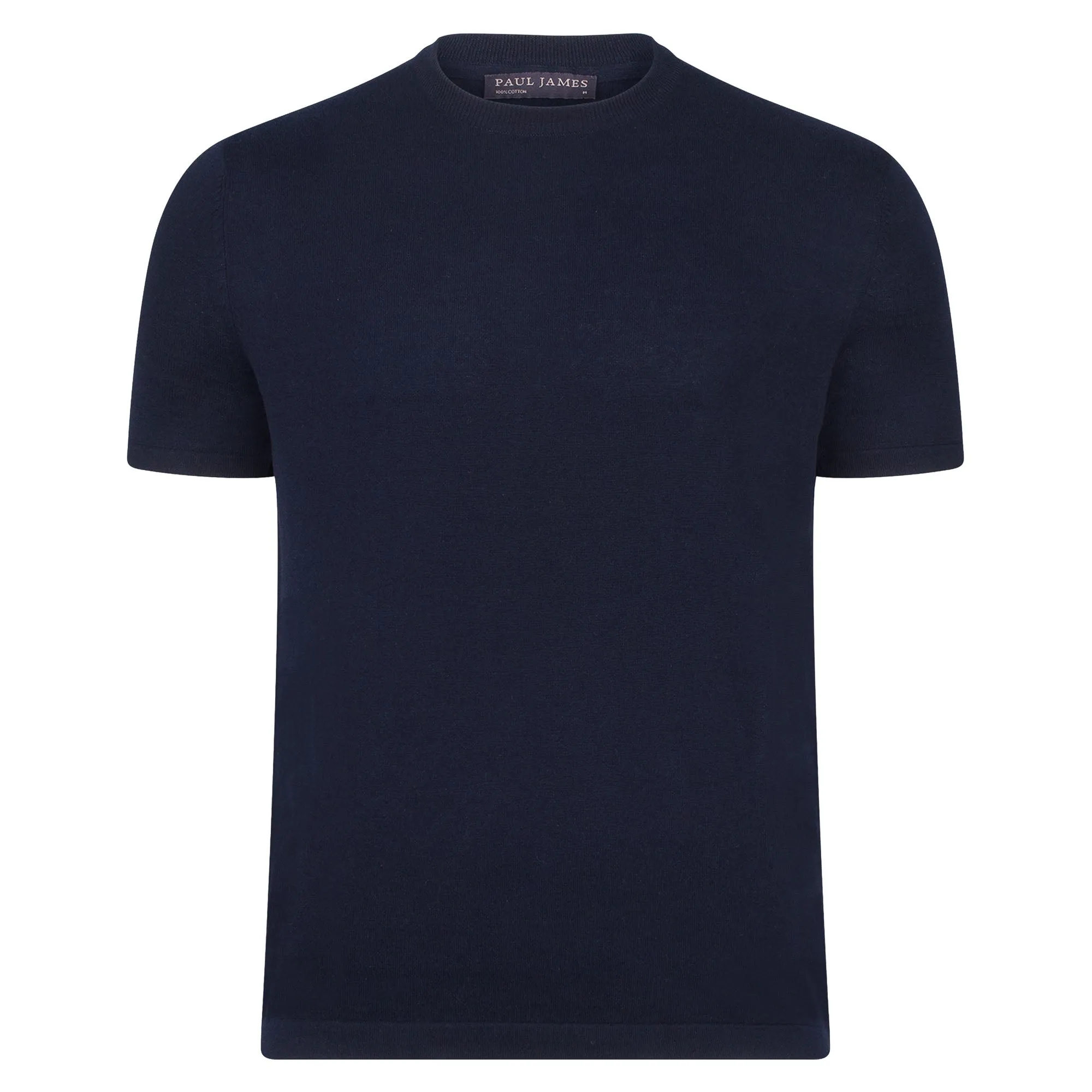 Mens Ultra Fine Cotton Knitted T-Shirt