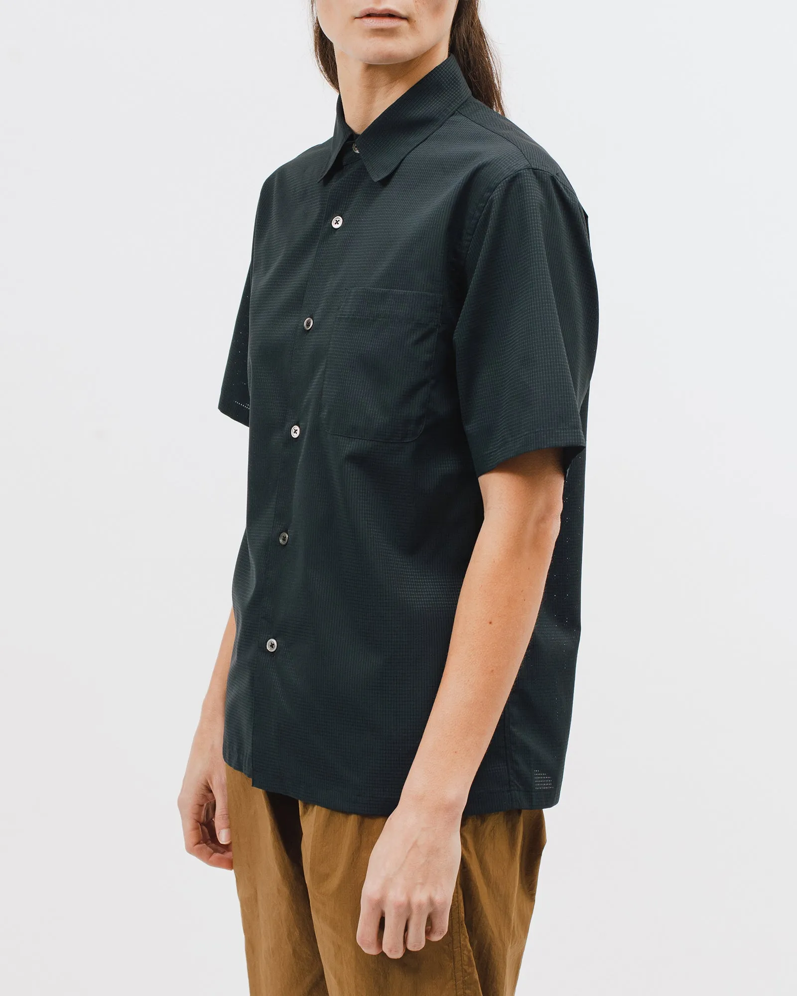 Mesh SS Shirt - Black W