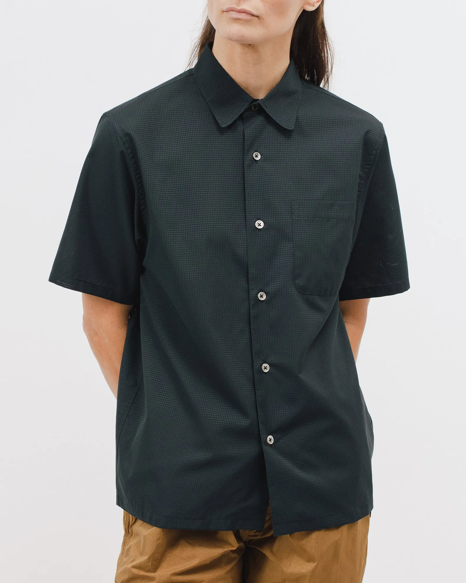 Mesh SS Shirt - Black W