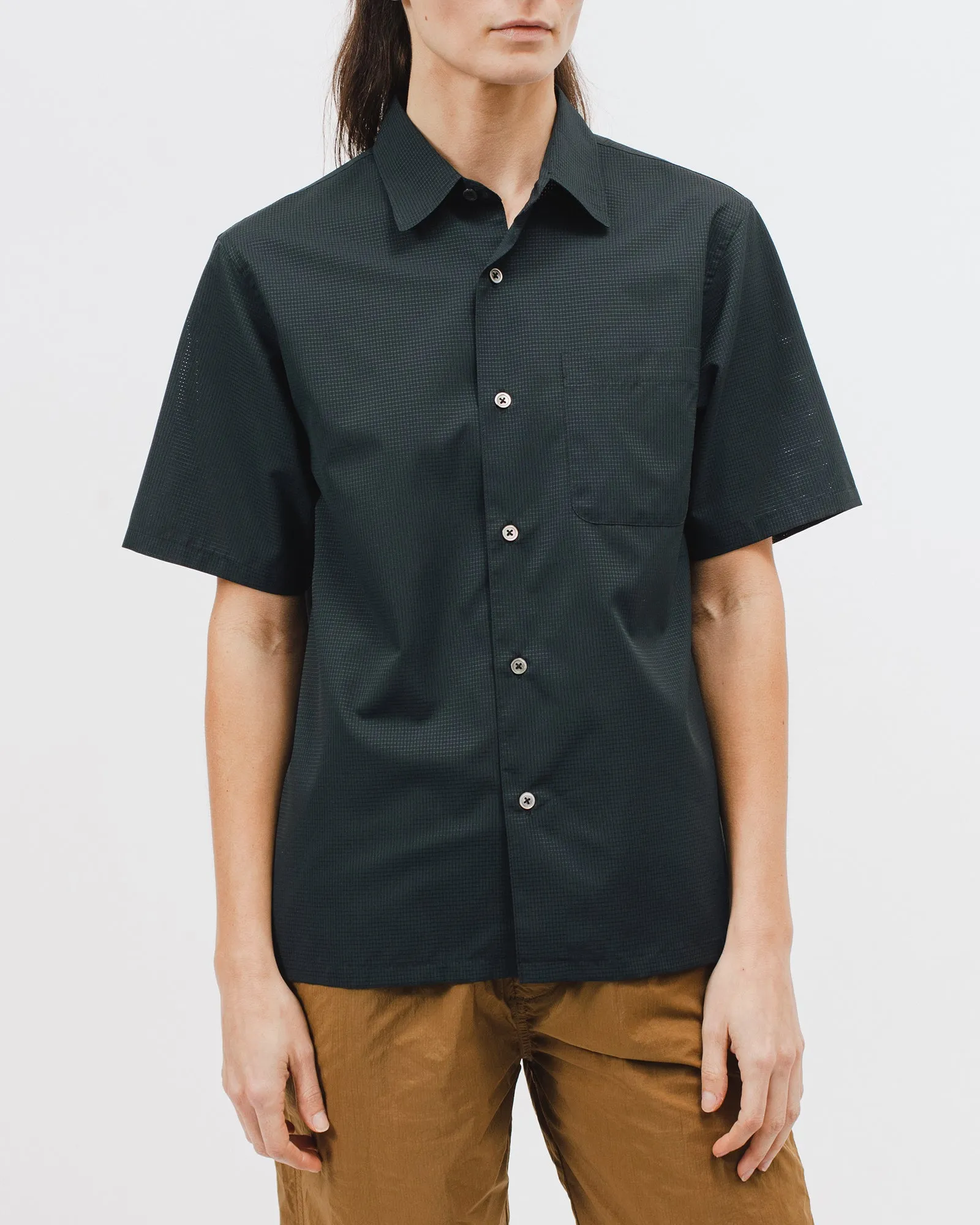 Mesh SS Shirt - Black W