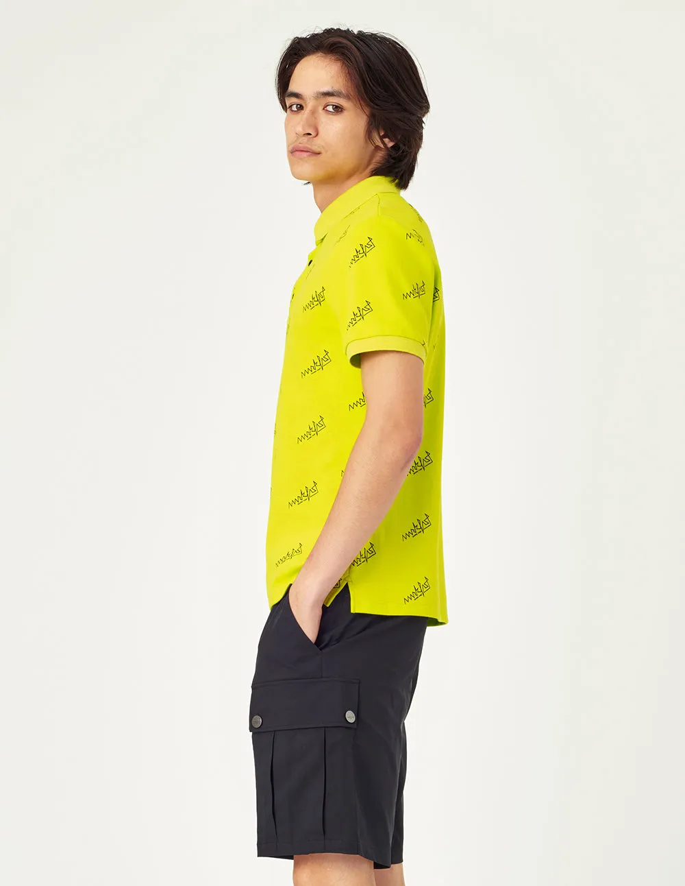 MF logo neon POLO Shirt