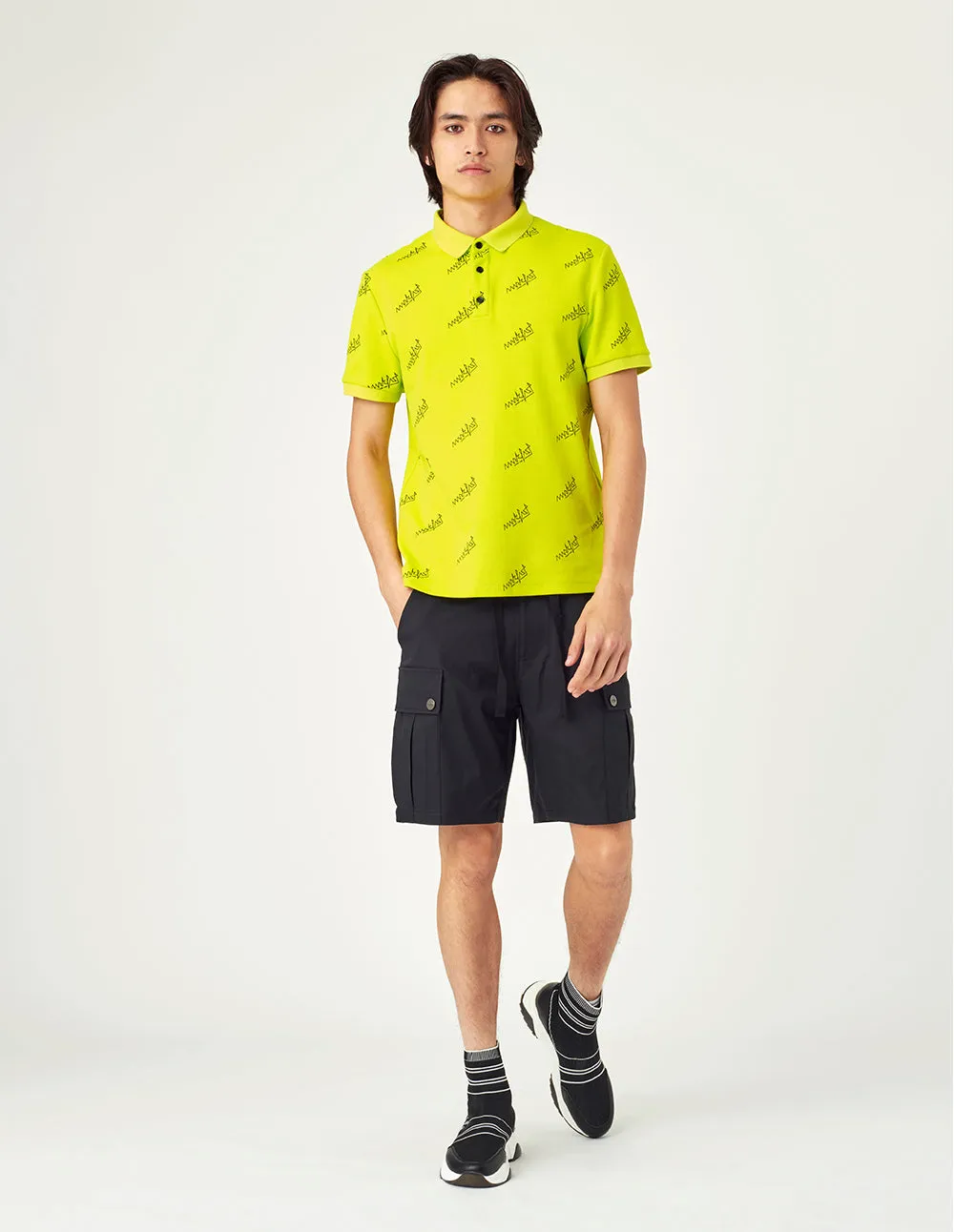 MF logo neon POLO Shirt